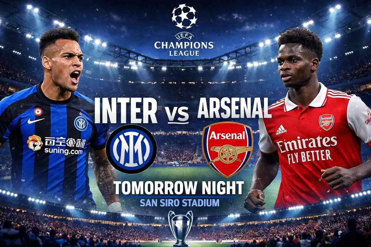 Link Live Streaming Liga Champions: Inter Milan Vs Arsenal